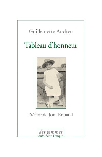 Tableau d'honneur - Guillemette Andreu - broché