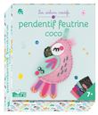 Pendentif feutrine coco - mini-boîte avec accessoires