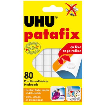 Pack de 80 pastilles adhésives Uhu Patafix - 1
