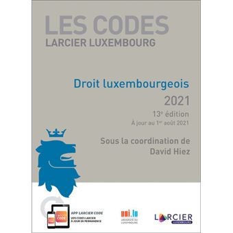 Code Droit luxembourgeois 2021