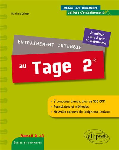 Entraînement intensif au Tage 2