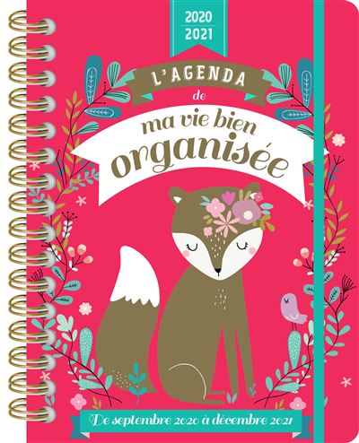 L’agenda de ma vie bien organisée 2020-2021