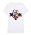 T-Shirt BTS Dream Team Blanc Unisex