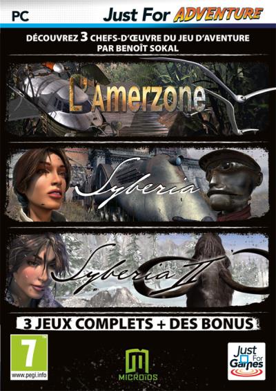 Pack Syberia : L'Amerzone + Syberia 1 + Syberia 2 Pc