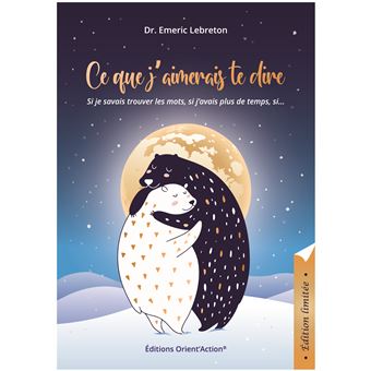 Ce que j'aimerais te dire