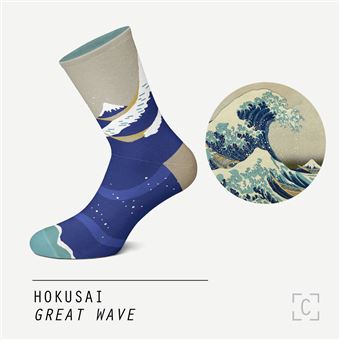 Chaussettes Curator Socks Hokusai Great Wave