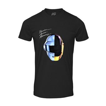 Tee shirt Daft Punk Ram Helmets unisexe Noir Taille L Exclusivité Fnac