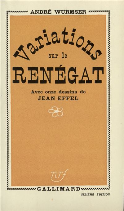 Variations sur le renegat