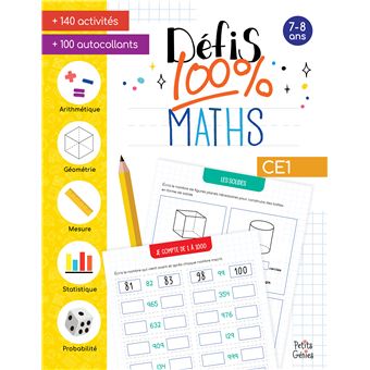 Défis 100% maths CE1