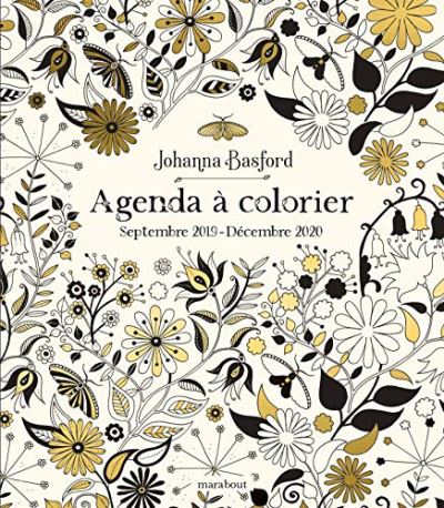 Agenda A Colorier 2019 2020 Johanna Basford Broche Johanna Basford Achat Livre Fnac