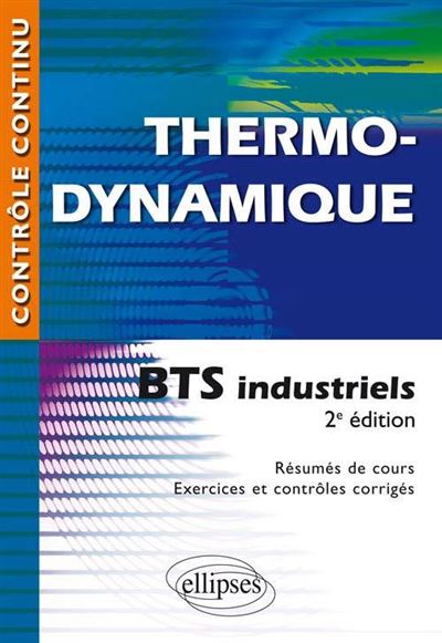 Thermodynamique BTS industriels