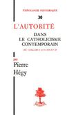 TH n°30 - L'autorité dans le catholicisme contemporain