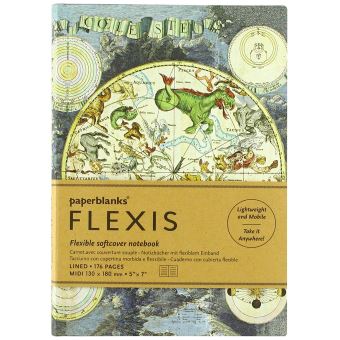 Paper Planisphere Carnet ligné Paperblanks Planisphère Midi Céleste - Carnets et journaux ...