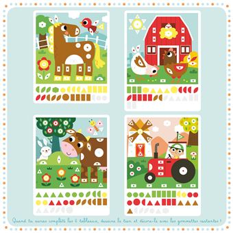 Mes tableaux en feutrine - A la ferme