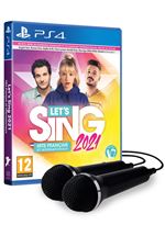 Let’s Sing 2021 + 2 Microphones : Hits Français et Internationaux PS4