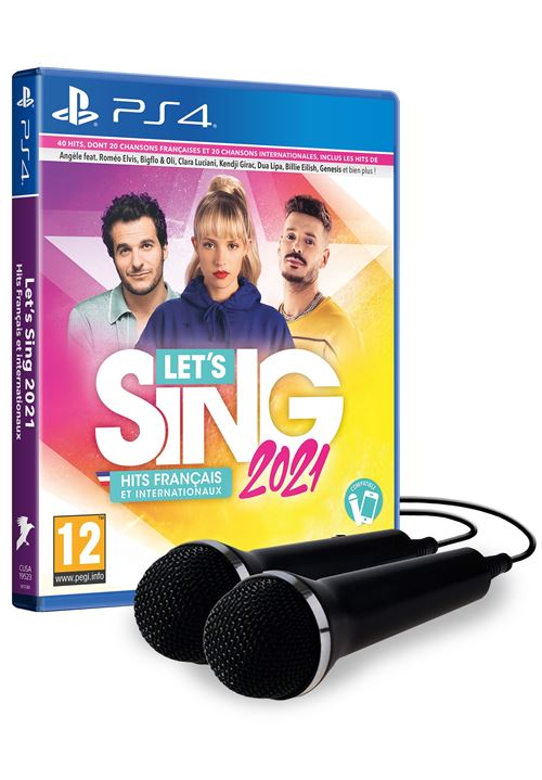 Let’s Sing 2021 + 2 Microphones : Hits Français et Internationaux PS4