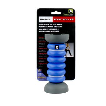 Rouleau de massage pour pieds Perfect Fitness Foot Roller Bleu