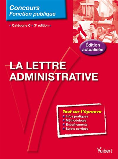 La lettre administrative - Catégorie C - Entraînement - Françoise Epinette - broché