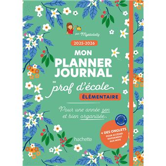 Mon planner journal de prof d'école Elémentaire - Edition 2025-2026