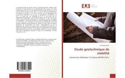Etude geotechnique de stabilite