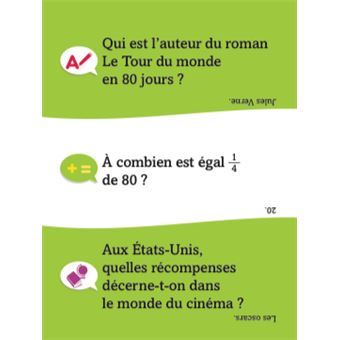 Boîte Quiz - Incollables Famille - Enfants vs Parents