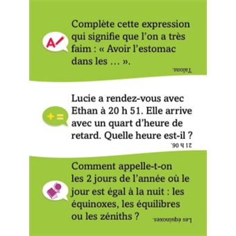 Boîte Quiz - Incollables Famille - Enfants vs Parents