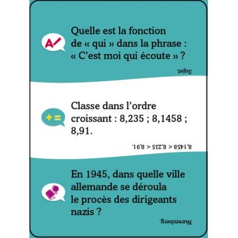 Boîte Quiz - Incollables Famille - Enfants vs Parents