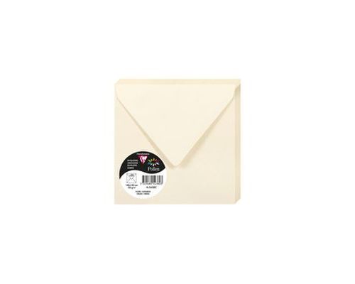 Pack de 20 enveloppes Pollen 140 x 140 mm Ivoire