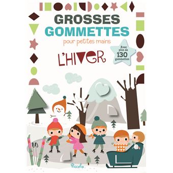 Grosses gommettes Les animaux du froid