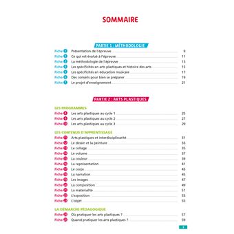 Objectif CRPE - 100 fiches efficaces pour bien réviser  -  Arts, épreuve écrite d'admissibilité
