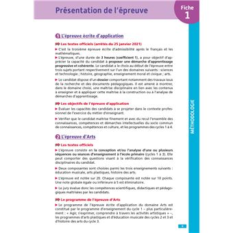 Objectif CRPE - 100 fiches efficaces pour bien réviser  -  Arts, épreuve écrite d'admissibilité