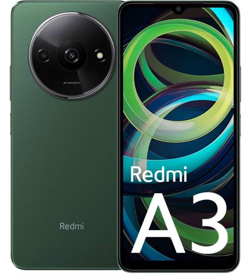 Smartphone Xiaomi Redmi A3 Double nano SIM 64 Go 6.5 Forest Green