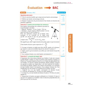 EXOS RESOLUS SPECIALITE Physique-Chimie Tle