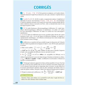 Exos Résolus Spécialité Physique Chimie Terminale