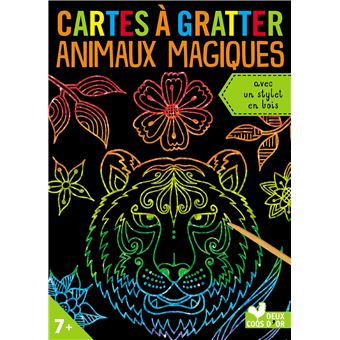 Mes cartes à gratter animaux magiques