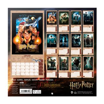 Calendrier mural 2023 Harry Potter