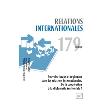 Relations internationales 2019, n.179