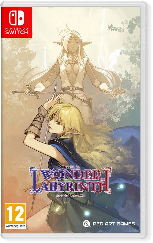 Pochette avant du jeu Record of Lodoss War Deedlit in Wonder Labyrinth Nintendo Switch