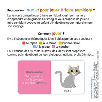 Mon imagier pour jouer à faire semblant