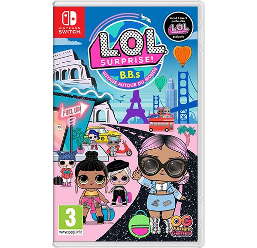 Pochette avant du jeu L.O.L. Surprise! B.B.s Voyage autour du monde Nintendo Switch