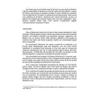 Ces idées qui ont fait le mouvement de libération des femmes XVIIIe XXIe siècles