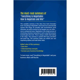 Summary: Everything Is Negotiable