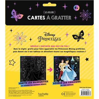 DISNEY PRINCESSES - Les Ateliers Disney - Cartes à gratter