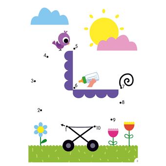 Je rélie les points de 1 à 50