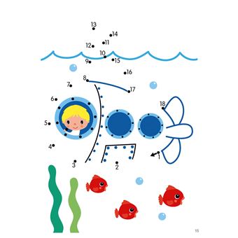 Je rélie les points de 1 à 50