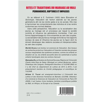 Rites et traditions du mariage au Mali