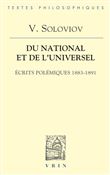 Du national et de l'universel