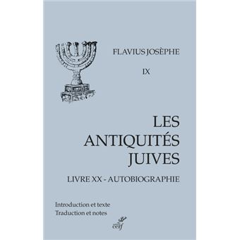 Les Antiquités juives - Livre 20 Vie
