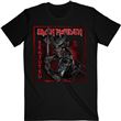 T-Shirt Noir Iron Maiden Senjutsu Back Cover Vertical Logo