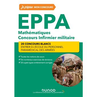 EPPA - Mathématiques - Concours Infirmier militaire